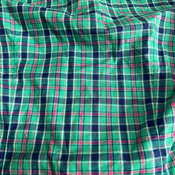 Vineyard Vines Long Sleeve Button Down Gingham Cotton Shirt Size 2 - Picture 6 of 7
